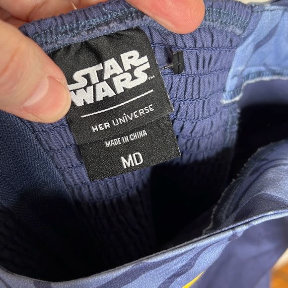 Her Universe Star Wars Ahsoka Tano Retro Jumpsuit Her Blue Size Medium Nwot - Picture 5 of 9